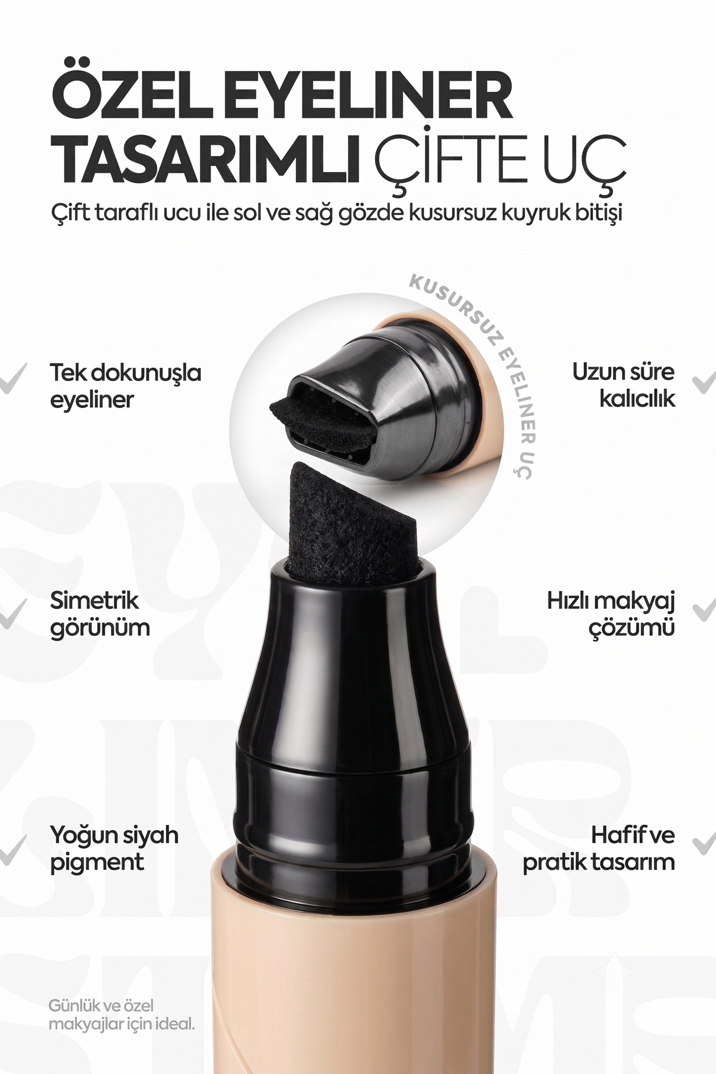 LUNÉA Eyeliner Stamp | 5 Saniyede Kusursuz Eyeliner